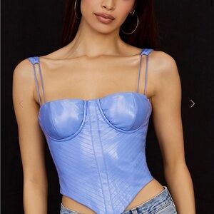 House of CB Blue Women's Top